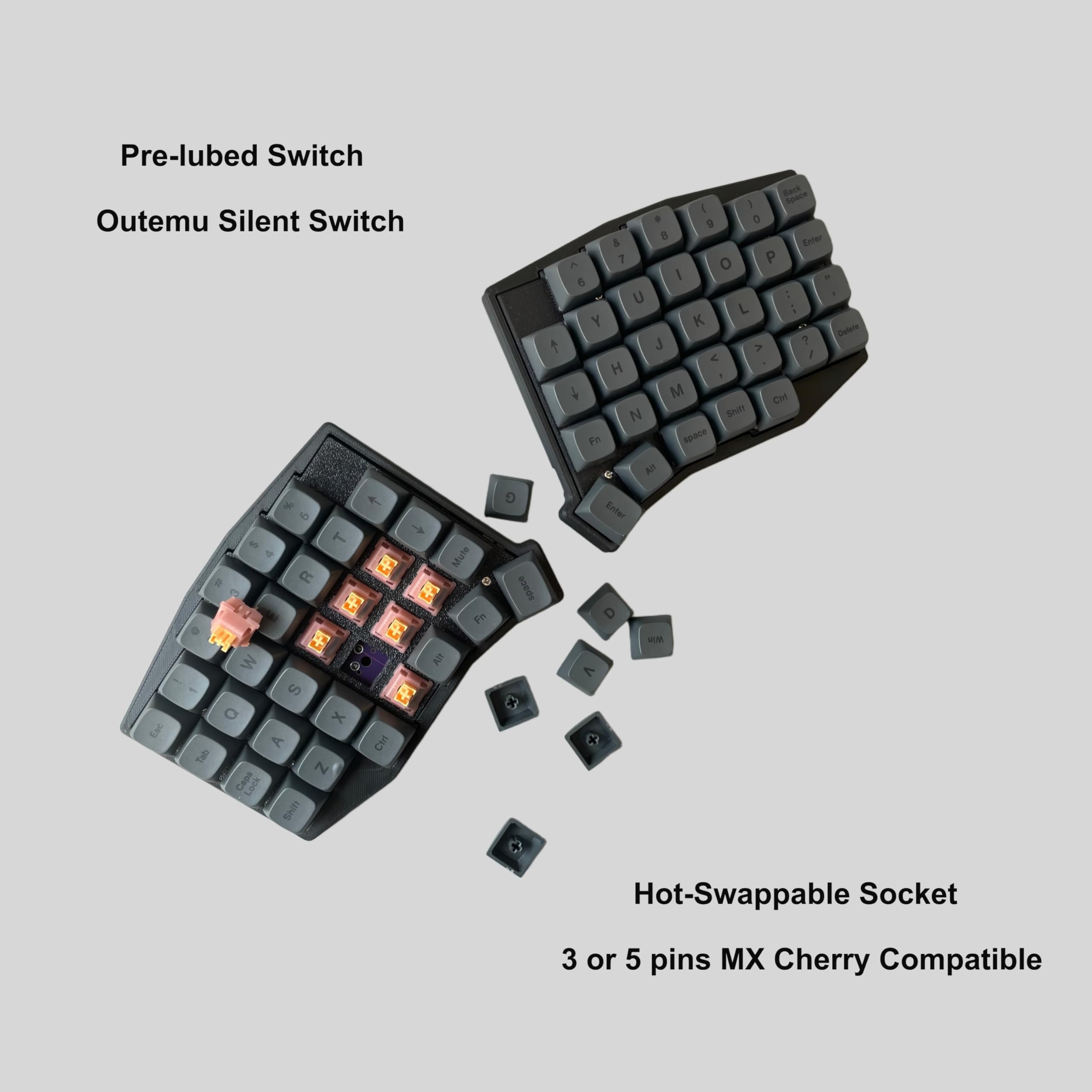 Amazon.com: SZRKBDㅤ Sofle Ergonomic Split MX Mechanical Keyboard